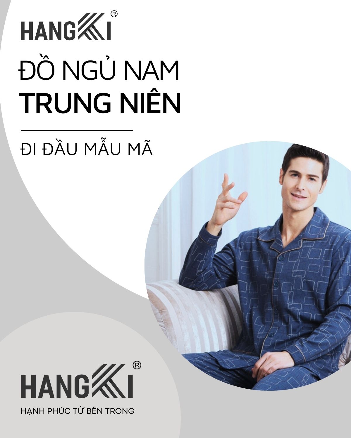 Pijama Nam Trung Niên
