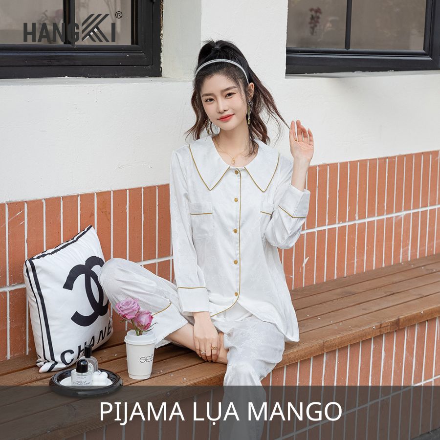 pijama lụa mango