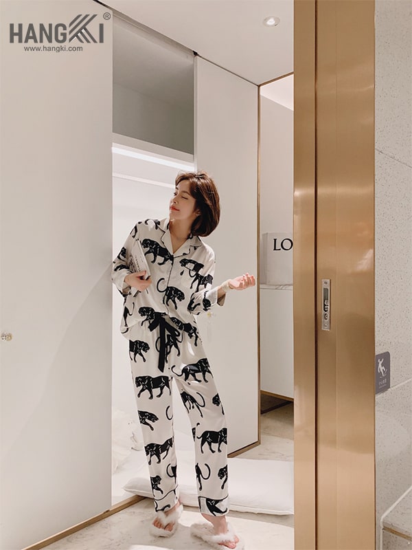 DD264 – Pijama Lụa Dài Tay