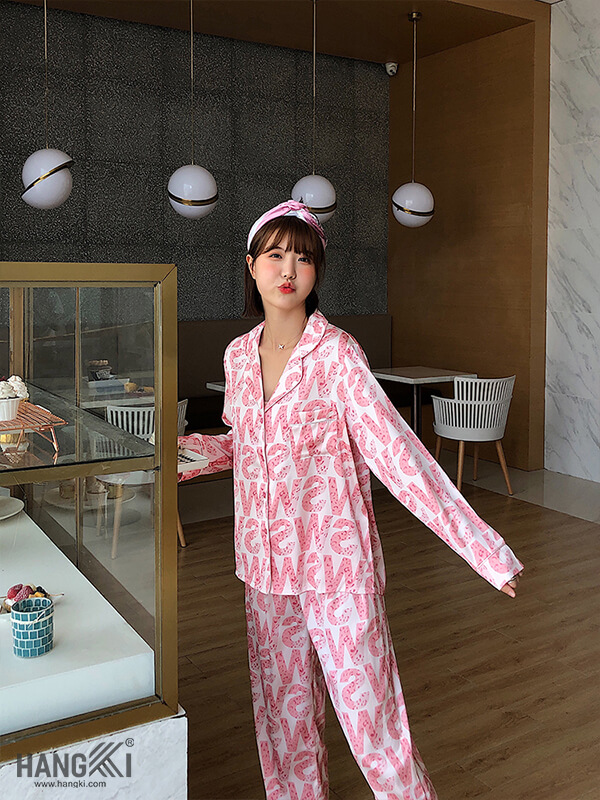 DD177 – Pijama Lụa Dài Tay