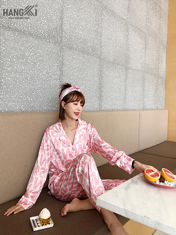 DD177 – Pijama Lụa Dài Tay