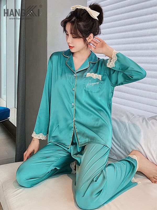 DD225 – Đồ Bộ Pijama Dài Tay Nữ