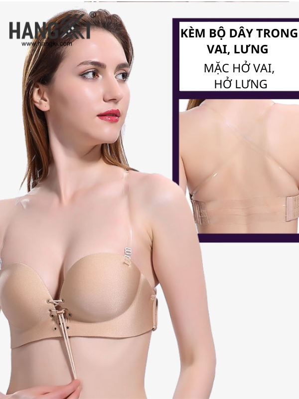 AK05 - Áo Ngực Dây Trong Mặc Hở Vai Hở Lưng