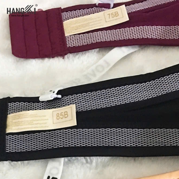 Dây lưng áo ngực nữ màu đỏ và đen có tem size 75B 85B chất liệu lưới thoáng khí
