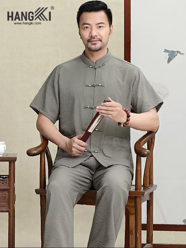 TC54 - Bộ Cổ Tàu Nam Tay Cộc Quần Dài