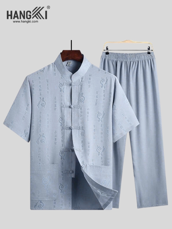 TC57 - Bộ Cổ Tàu Nam Tay Cộc Quần Dài