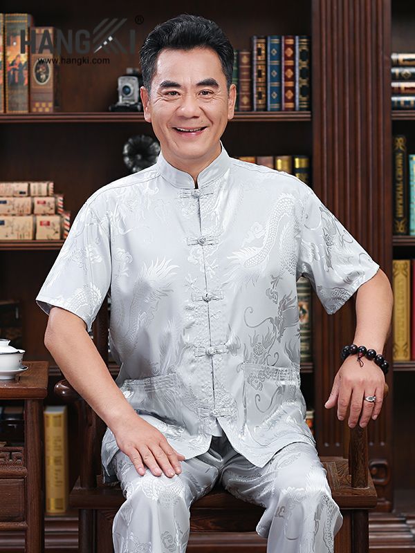 TC59 - Bộ Cổ Tàu Nam Tay Cộc Quần Dài