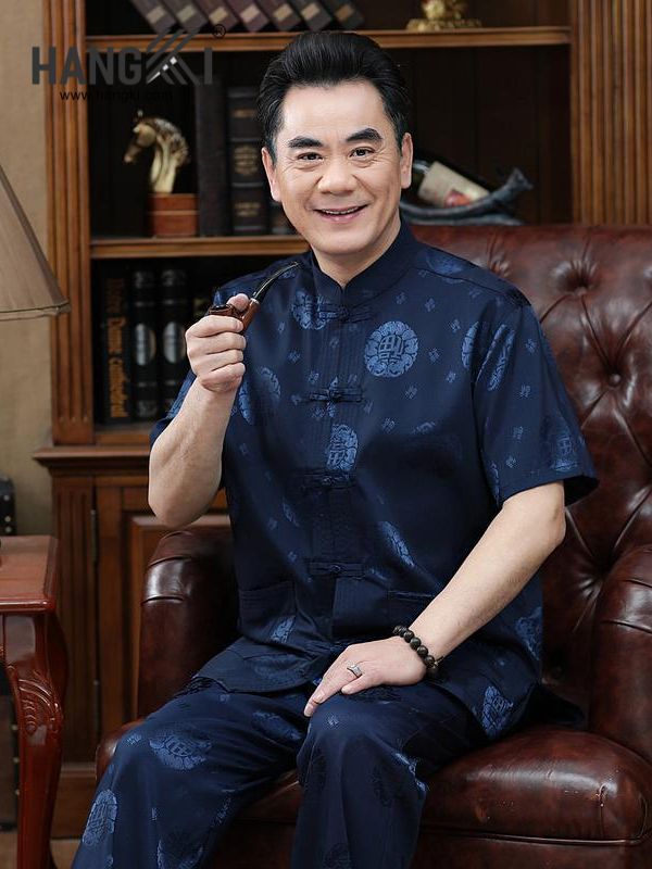 TC90 - Bộ Cổ Tàu Nam Tay Cộc Quần Dài