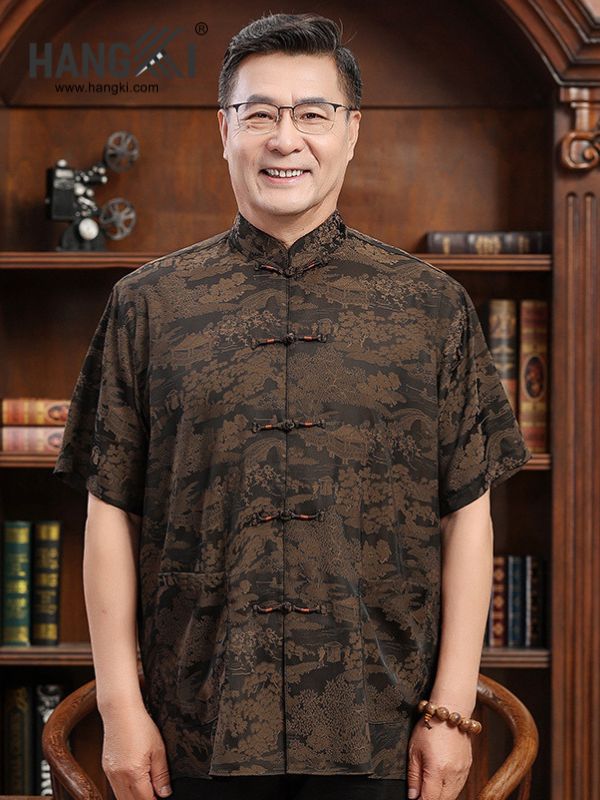 TC94 - Bộ Cổ Tàu Nam Tay Cộc Quần Dài