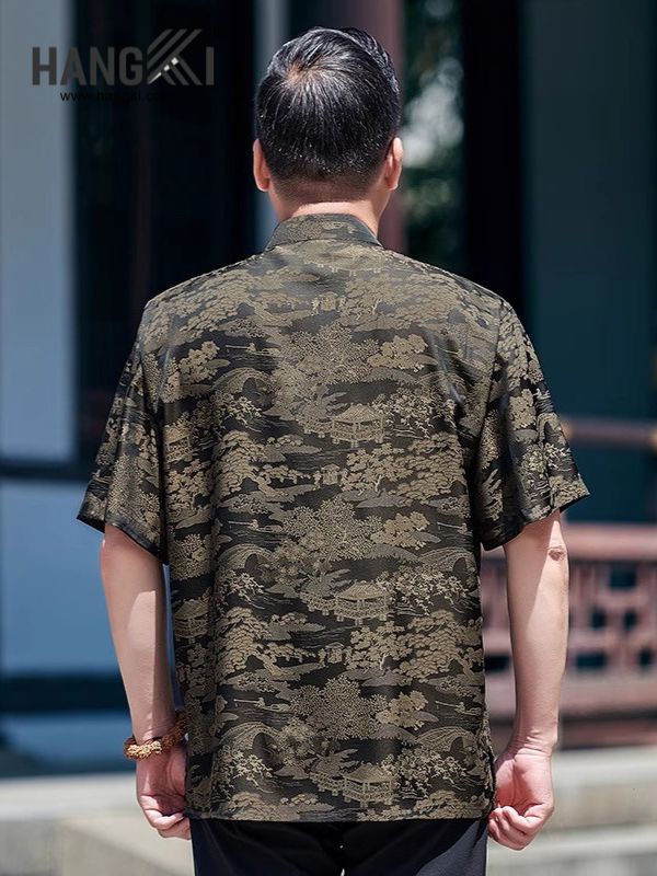 TC94 - Bộ Cổ Tàu Nam Tay Cộc Quần Dài