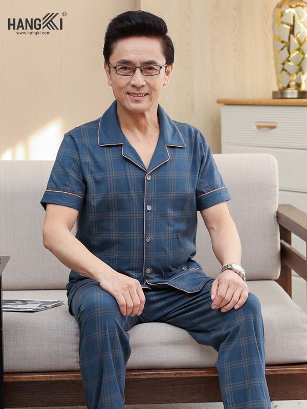 TC30 - Đồ Ngủ Pijama Nam Tay Cộc Quần Dài&nbsp;Cotton