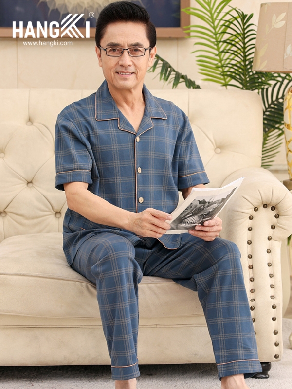 TC32 - Đồ Ngủ Pijama Nam Tay Cộc Quần Dài&nbsp;Cotton