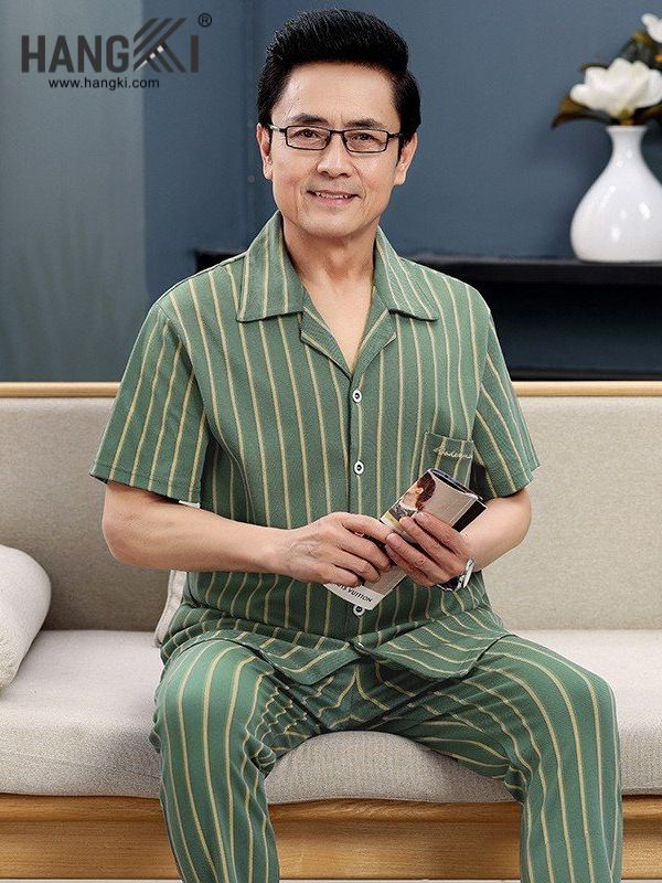 TC66 - Đồ Ngủ Pijama Nam Tay Cộc Quần Dài&nbsp;Cotton