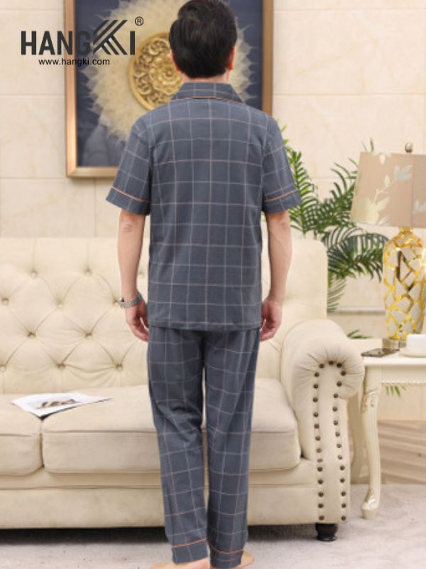 TC70 - Đồ Ngủ Pijama Nam Tay Cộc Quần Dài&nbsp;Cotton