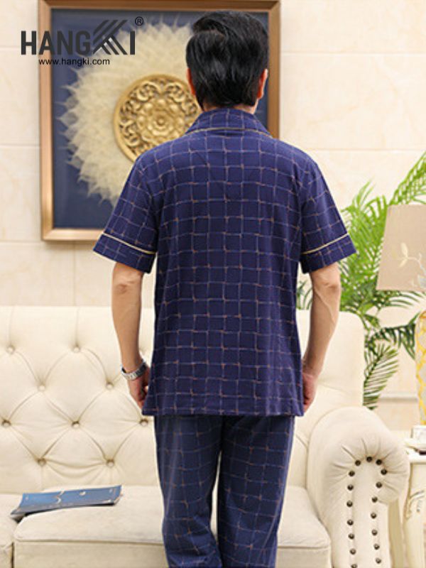TC71 - Đồ Ngủ Pijama Nam Tay Cộc Quần Dài&nbsp;Cotton