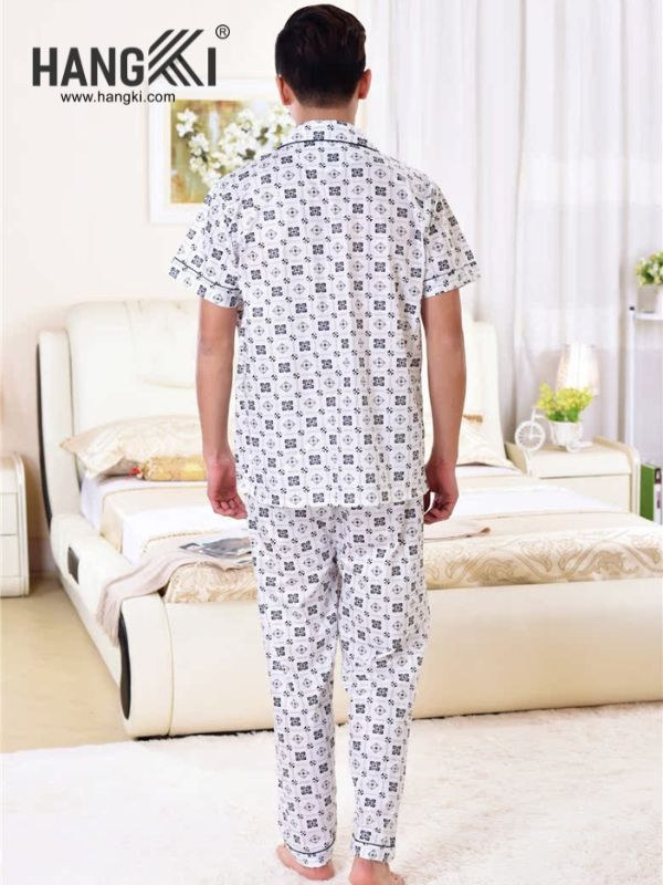 TC78 - Đồ Ngủ Pijama Nam Tay Cộc Quần Dài&nbsp;Cotton