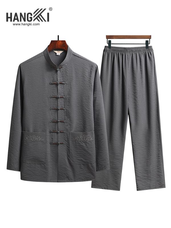 TD106 - Bộ Cổ Tàu Nam Tay Dài Quần Dài