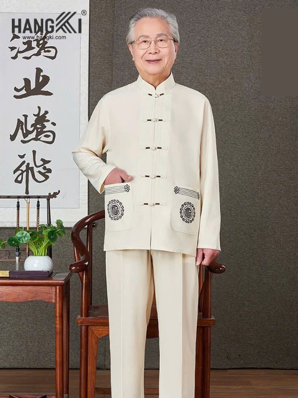 TD112 - Bộ Cổ Tàu Nam Tay Dài Quần Dài