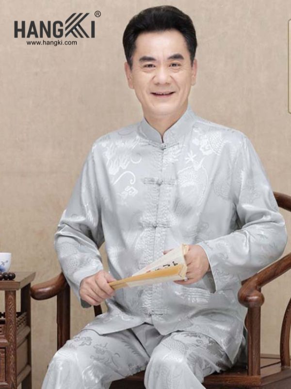 TD114 - Bộ Cổ Tàu Nam Tay Dài Quần Dài