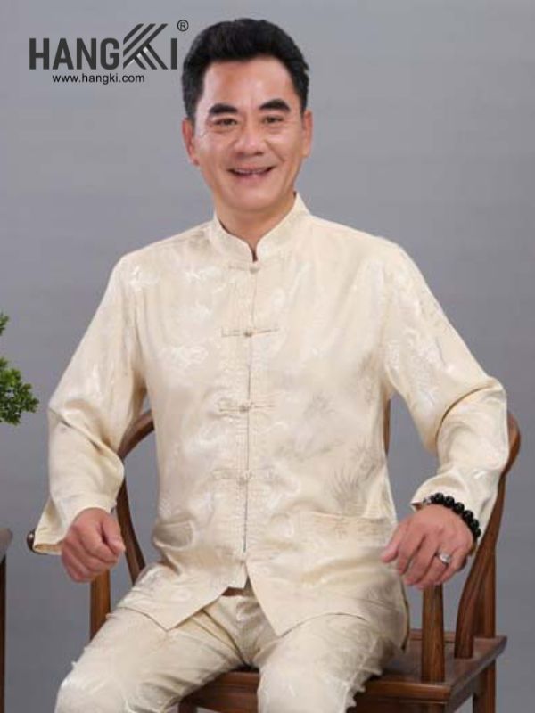 TD114 - Bộ Cổ Tàu Nam Tay Dài Quần Dài