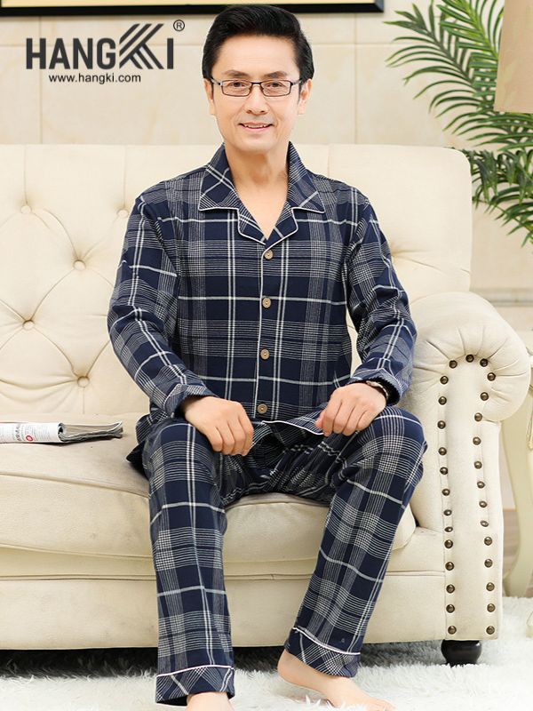TD119 - Đồ Ngủ Pijama Nam Tay Dài Quần Dài Cotton