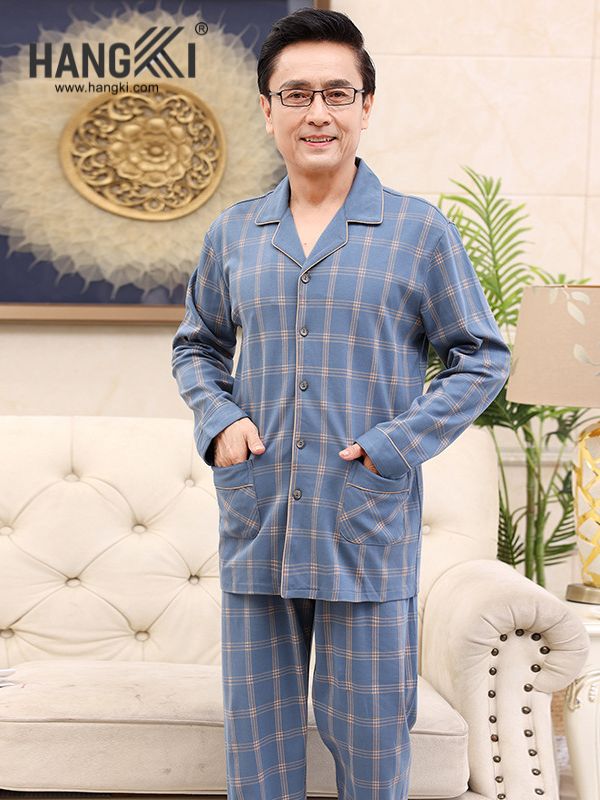 TD129 - Đồ Ngủ Pijama Nam Tay Dài Quần Dài Cotton