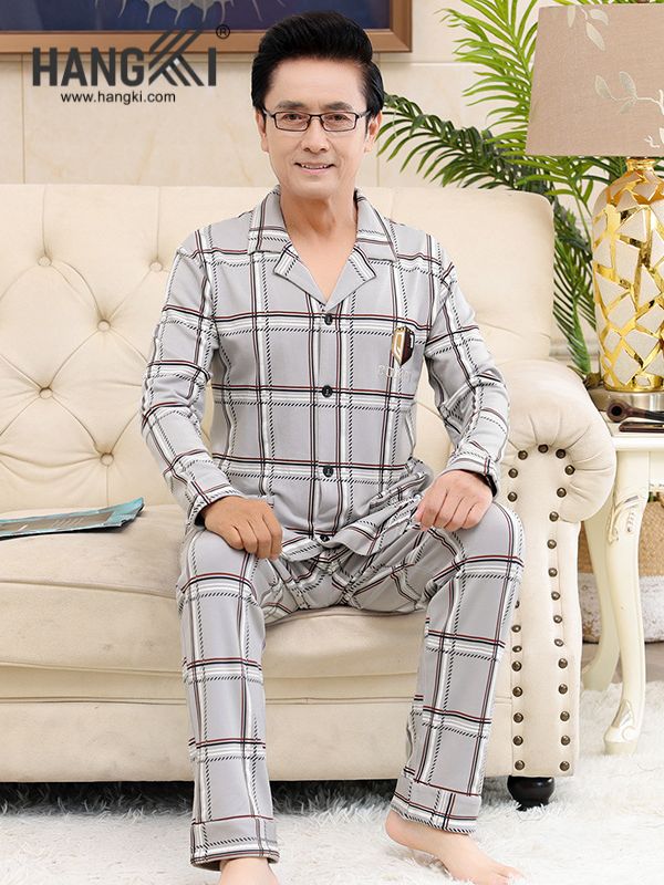 TD173 - Đồ Ngủ Pijama Nam Tay Dài Quần Dài Cotton