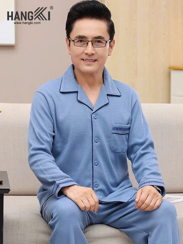 TD176 - Đồ Ngủ Pijama Nam Tay Dài Quần Dài Cotton