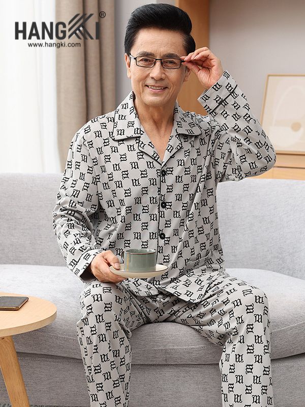TD182 - Đồ Ngủ Pijama Nam Tay Dài Quần Dài Cotton