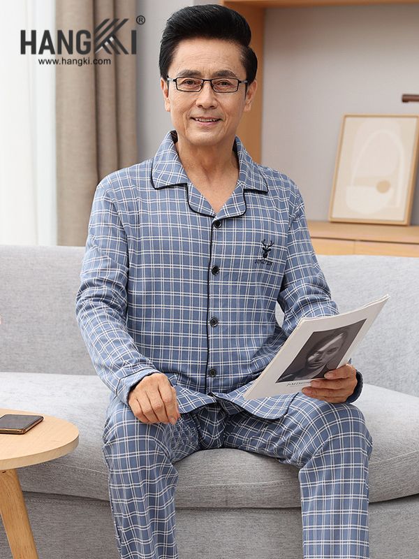 TD184 - Đồ Ngủ Pijama Nam Tay Dài Quần Dài Cotton