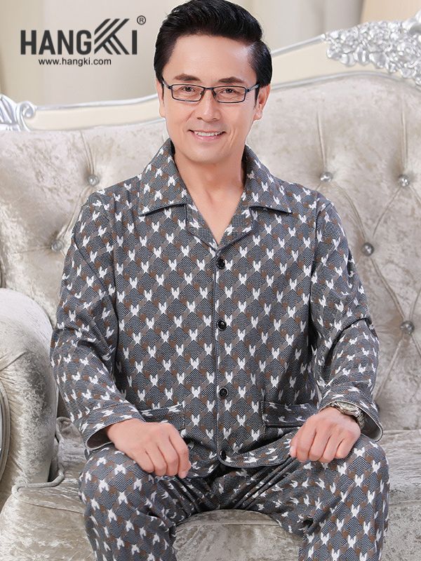 TD185 - Đồ Ngủ Pijama Nam Tay Dài Quần Dài Cotton
