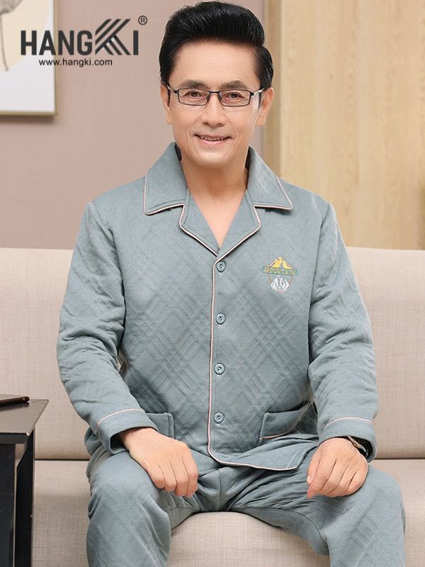 TD186 - Đồ Ngủ Pijama Nam Tay Dài Quần Dài Cotton