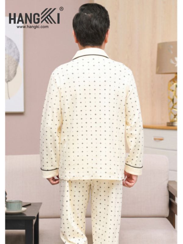 TD189 - Đồ Ngủ Pijama Nam Tay Dài Quần Dài Cotton
