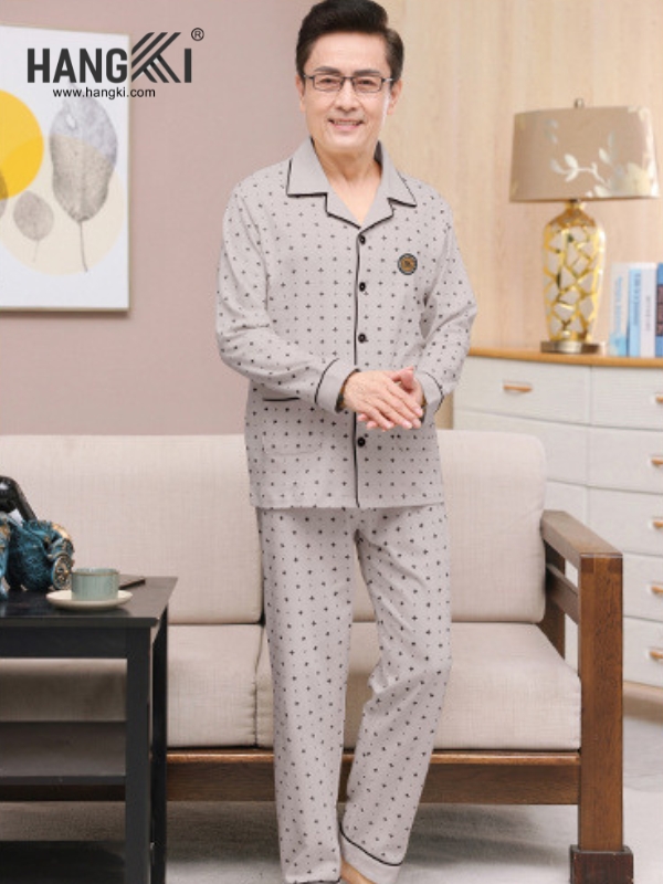 TD190 - Đồ Ngủ Pijama Nam Tay Dài Quần Dài Cotton