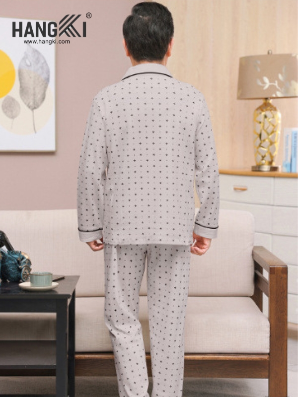 TD190 - Đồ Ngủ Pijama Nam Tay Dài Quần Dài Cotton