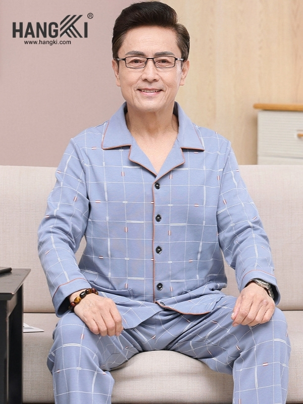 TD191 - Đồ Ngủ Pijama Nam Tay Dài Quần Dài Cotton