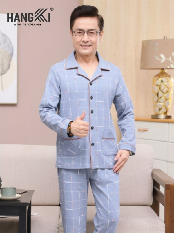 TD191 - Đồ Ngủ Pijama Nam Tay Dài Quần Dài Cotton