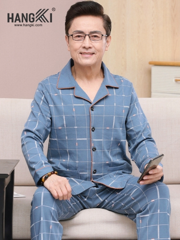 TD191 - Đồ Ngủ Pijama Nam Tay Dài Quần Dài Cotton
