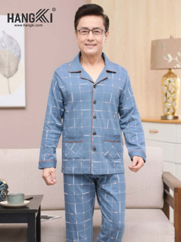 TD191 - Đồ Ngủ Pijama Nam Tay Dài Quần Dài Cotton