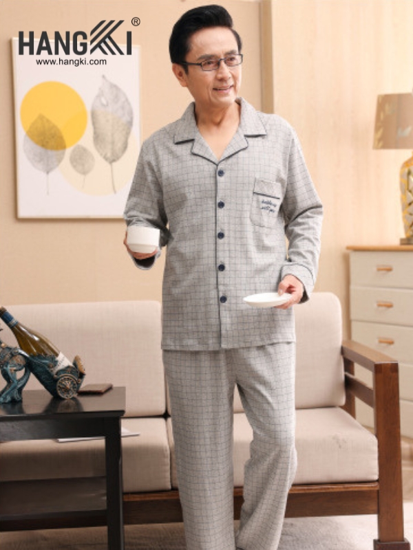 TD218 - Đồ Ngủ Pijama Nam Tay Dài Quần Dài Cotton