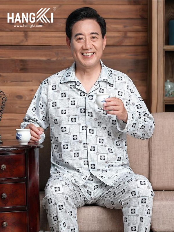 TD236 - Đồ Ngủ Pijama Nam Tay Dài Quần Dài Cotton