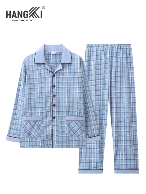 TD257 - Đồ Ngủ Pijama Nam Tay Dài Quần Dài Cotton