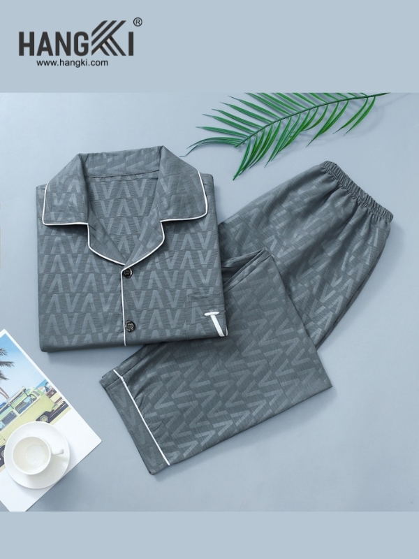 TD265 - Đồ Ngủ Pijama Nam Tay Dài Quần Dài Cotton