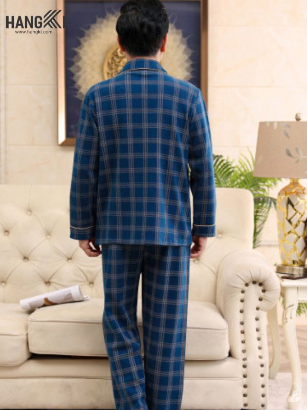 TD47 - Đồ Ngủ Pijama Nam Tay Dài Quần Dài Cotton