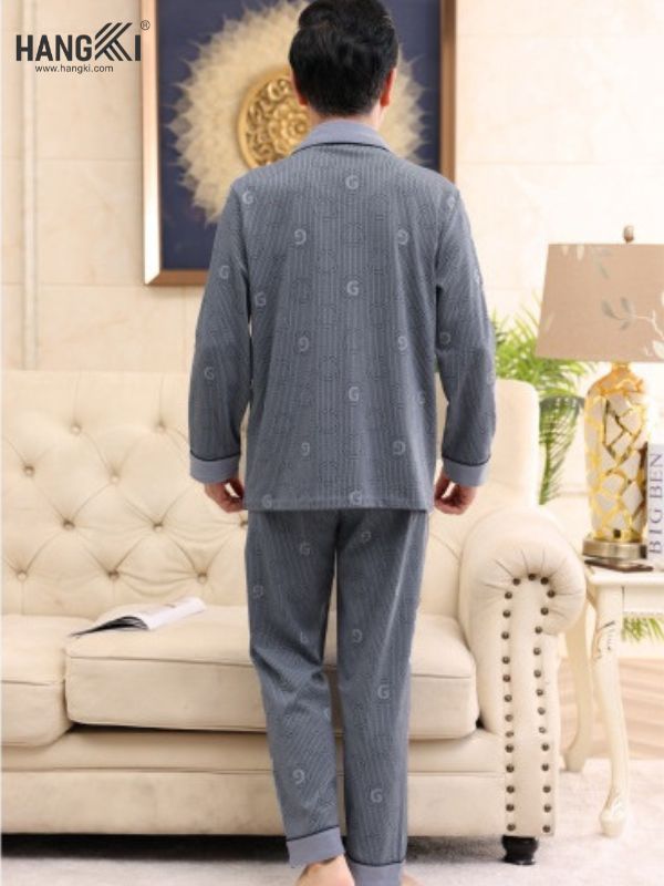 TD48 - Đồ Ngủ Pijama Nam Tay Dài Quần Dài Cotton