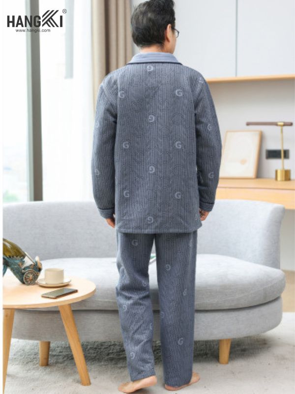 TD48 - Đồ Ngủ Pijama Nam Tay Dài Quần Dài Cotton