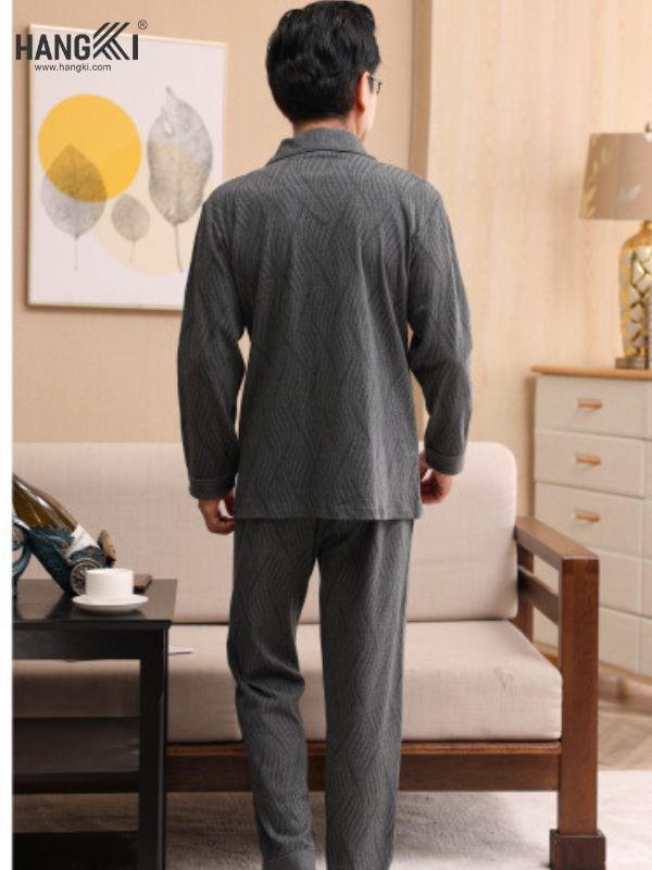 TD49 - Đồ Ngủ Pijama Nam Tay Dài Quần Dài Cotton