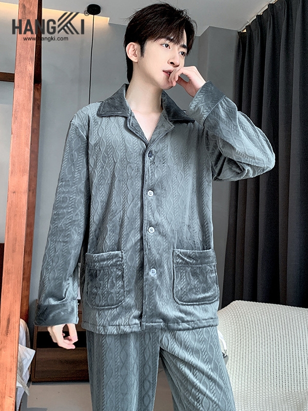 TD503 - Đồ Ngủ Pijama Nam Tay Dài Quần Dài Cotton