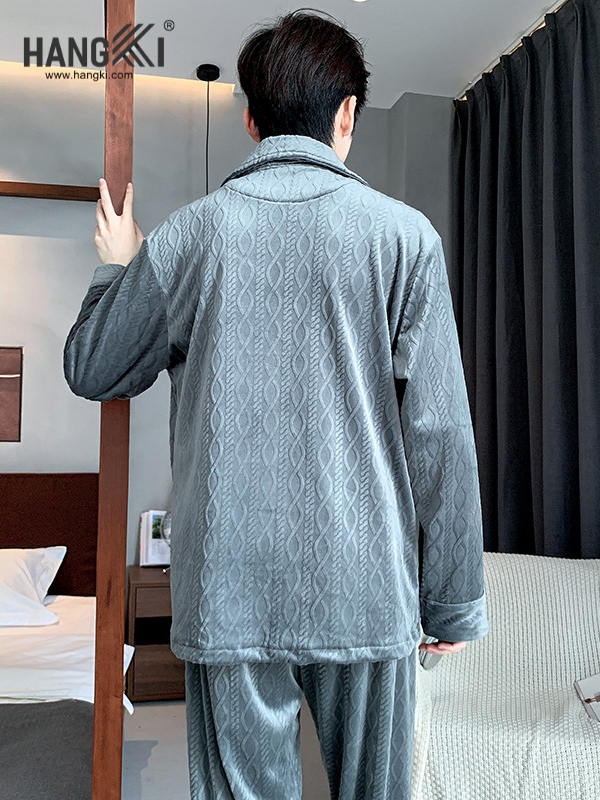 TD503 - Đồ Ngủ Pijama Nam Tay Dài Quần Dài Cotton