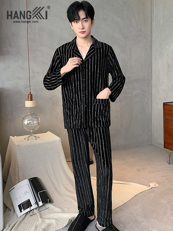TD505 - Đồ Ngủ Pijama Nam Tay Dài Quần Dài Cotton